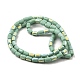 Brins de perles de verre imitation jade givré GLAA-P058-07B-10-2