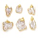 Colgantes de perlas naturales KK-H745-03G-1