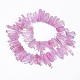 Natural Crackle Quartz Crystal Dyed Beads Strands G-I345-05E-2