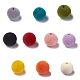 Flocky Acrylic Beads OACR-L011-A-M-1