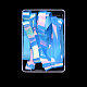 ネイルアート転送ステッカー  ネイルデカール  女性のためのDIYネイルチップ装飾  ディープスカイブルー  10mm  1m/連について  1連売り/箱 MRMJ-R090-04-03-1