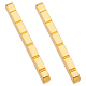 Brass 6 String Electric Guitar Bone Nuts KK-WH0031-16G-1