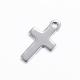 201 Stainless Steel Tiny Cross Charms STAS-D445-082-1
