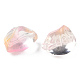 Perles de verre peintes par pulvérisation transparent GLAA-N035-033-G03-4
