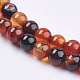 Chapelets de perles d'agate naturelle G-R173-4mm-05-3