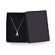 Letter Brass Micro Pave Cubic Zirconia Initial Pendants Necklaces NJEW-JN02585-01-6
