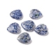 Натуральный камень любви из яшмы с голубым пятном G-B030-04-1