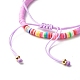 Handgefertigte Heishi-Perlen-Stretcharmbänder aus Fimo BJEW-JB07349-02-7