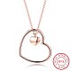 925 Sterling Silver Pendant Necklaces NJEW-BB31549-2