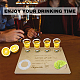CREATCABIN Tequila Board with Salt Rim Personalized Engraved Shot Glass Serving Tray Holder Tray Wine Holder for Bar Restaurant Party Family Dinner Gathering Men Women Friends Gifts 9.84 x 7.09 Inch AJEW-WH0269-002-7