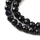 Бусины из натурального черного сапфира&nbsp;G-G259-D07-3mm-4