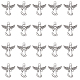 SUNNYCLUE 1 Box 40PCS Christmas Charms Bulk Angel Charm Fairy Charms Antique Silver Tibetan Charm for Jewellery Making Charms Supplies DIY Craft Necklace Bracelet Earring Craft Women Beginners Adult FIND-SC0003-06-1