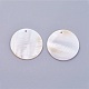 Pendentifs en coquille&nbsp;X-BSHE-P026-07-2