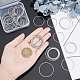 UNICRAFTALE 48pcs Round Ring Link Charm Stainless Steel Linking Rings 25~30mm Circle Connectors Jewelry Links for Bracelet Necklace Earring Jewelry Making STAS-UN0037-42-4