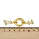 Латунные кольца из микро-паве циркония KK-M322-07G-3