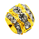 Abalorios de Diamante de imitación de latón RB-9X10-2-2