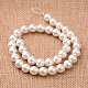 Colorful Polished Round Grade A Shell Pearl Bead Strands BSHE-M025-A-10mm-2