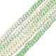 Brins de perles de verre de couleur dégradé transparent GLAA-H021-01B-13-2