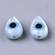 Natürliche weiße Muschel Perlmutt Muschel Perlen X-SSHEL-N034-54-2
