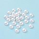 Cabujones de perlas de imitación de plástico ABS SACR-XCP0001-04A-2