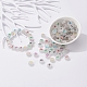 150pcs perles acryliques lumineuses LACR-YW0001-02-10