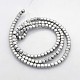 Electroplate Non-magnetic Synthetic Hematite Beads Strands G-J212D-M-2