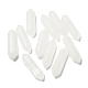 Olycraft 12Pcs Natural Quartz Crystal Double Terminal Pointed Beads G-OC0003-51-1