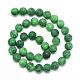 Chapelets de perle en jade blanc naturel G-R297-10mm-53-2