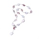 Natürliche Perlen Lariat Halsketten NJEW-L169-03-1