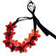 Fashion Women Jewelry Resin Beautiful Flower Statement Necklaces NJEW-BB15952-B-1