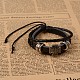 Bracelets de multi-brins en similicuir PU BJEW-O129-12-2