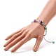 Glas runde Saatperlen mehrsträngiges Armband für Teenager-Mädchen BJEW-TA00018-3