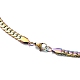 304 collar de cadena de eslabones cubanos de acero inoxidable para hombres y mujeres NJEW-E093-01MC-01-4