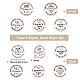Creatcabin 5pcs 5 monedas conmemorativas de acero inoxidable de estilo STAS-CN0001-04C-2