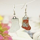 Fashion Earrings for Christmas EJEW-JE00393-03-2