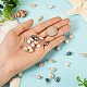 Beadthoven 30pcs 5 colores colgantes de perlas de agua dulce cultivadas naturales FIND-BT0001-24-8