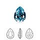 Diamantes de imitación de cristal austriaco 4320-8x6mm-202(F)-1