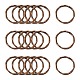 Anneaux connecteurs de style tibétain  X-PALLOY-A017-R-FF-1