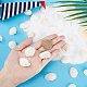 AHANDMAKER 300g White Natural Conch Shell Beads Undrilled/No Hole Tiny Scallop Sea Shells Ocean Beach Seashells Craft Charms for Candle Making Home Decoration Party Wedding Decor SSHEL-PH0001-07-6