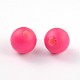 Half Drilled Frosted Round Shell Pearl Beads fit for Ball Stud Earrings BSHE-J010-09-1