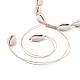 Seestern-Anhänger-Halsketten für Mädchenfrauen NJEW-JN03744-12