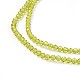 Chapelets de perles en verre transparente   GLAA-F094-A15-3