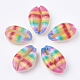 Printed Natural Cowrie Shell Beads X-SHEL-S274-27F-2