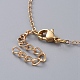 Soldered Brass Cable Chain Necklaces NJEW-JN02708-3