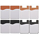 CHGCRAFT 8Pcs 4 Style Sublimation Imitation Leather Phone Card Holder AJEW-CA0003-83-1