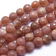 Natürliche sunstone Perlen Stränge G-K224-10-10mm-1
