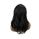 Parrucche ricce di ombre lunghe di spalla delle donne di modo OHAR-L010-024-7