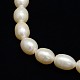 Grade AAA Natural Cultured Freshwater Pearl Beads Strands PEAR-L001-C-09-2