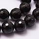 Natural Black Onyx Beads Strands G-N0171-11-10mm-3
