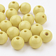 Acrylique opaque billes bricolage perles rondes en vrac X-PAB705Y-4-1